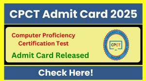 MP CPCT Admit Card 2025 Out Download @ cpct.mp.gov.in Check MP CPCT Date