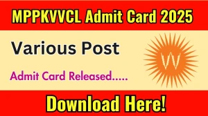 MPPKVVCL Admit Card 2025 OUT mpwz.co.in MPPKVVCL Admit Card 2025 OUT mpwz.co.in
