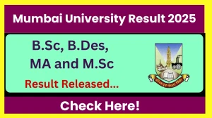 Mumbai University Result 2025 Out at mu.ac.in Direct Link to Download 1st, 2nd, 3rd and 6th Semester Result