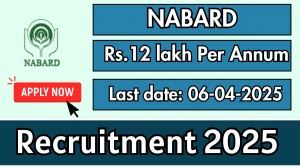 NABARD Specialists Recruitment 2025 - Apply Online