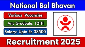 National Bal Bhavan Various Contractual Post Recruitment 2025 - Apply Offline for 08 Posts