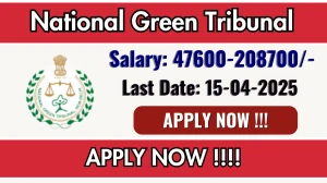 National Green Tribunal Various Posts Recruitment 2025 - Apply Offline for 18 Posts