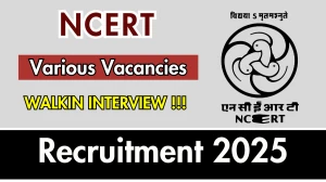 NCERT Production Assistant, Video Editor and Other Recruitment 2025 – Walk in