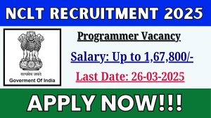 NCLT Programmer Recruitment 2025 - Apply Offline NCLT Programmer Recruitment 2025 - Apply Offline