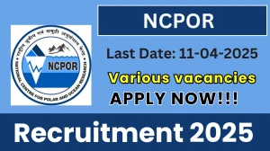 NCPOR Scientist Recruitment 2025 - Apply Online NCPOR Scientist Recruitment 2025 - Apply Online