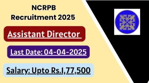NCRPB Assistant Director Recruitment 2025 - Apply Offline