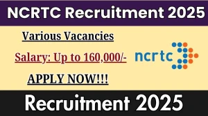 NCRTC Assistant Manager Recruitment 2025 - Apply Online for 1 Posts