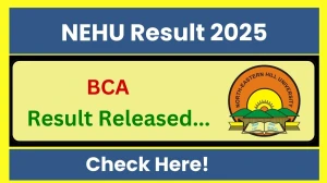 NEHU Result 2025 Released at nehu.ac.in Direct Link to Download 1st, 3rd, 5th Semester Result