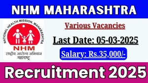 NHM Maharashtra ANM, PHM and Other Recruitment 2025 - Apply Offline for 12 Posts