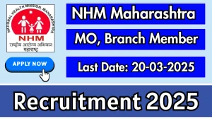 NHM Maharashtra Recruitment 2025 - Apply Offline for MO, Branch Member Posts