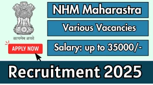 NHM Maharashtra Junior Engineer,  Staff Nurse and Other Recruitment 2025 - Apply Offline for 36 Posts