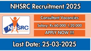 NHSRC Consultant Recruitment 2025 - Apply Online