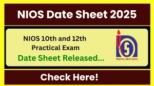 NIOS 10th and 12th Practical Exam Date Sheet 2025 Out sdmis.nios.ac.in Check Date Sheet Here NIOS 10th and 12th Practical Exam Date Sheet 2025 Out sdmis.nios.ac.in Check Date Sheet Here