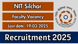 NIT Silchar Faculty Recruitment 2025 - Apply Online for 47 Posts