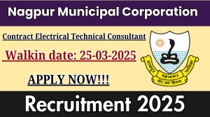 Nagpur Municipal Corporation (NMC) Contract Electrical Technical Consultant Recruitment 2025 – Walk in