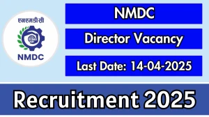 NMDC Director Recruitment 2025 - Apply Online NMDC Director Recruitment 2025 - Apply Online