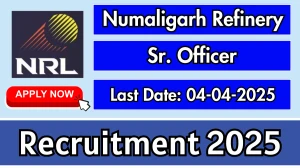 Numaligarh Refinery Senior Officer Recruitment 2025 - Apply Offline Numaligarh Refinery Senior Officer Recruitment 2025 - Apply Offline
