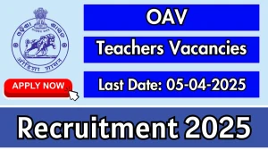 OAV Teachers Recruitment 2025 - Apply Offline for PGT, TGT, Computer Teacher Posts