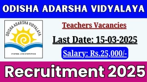 OAV Teachers Recruitment 2025 - Apply Online