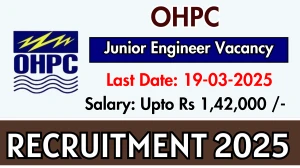 Odisha Hydro Power Corporation (OHPC) Junior Manager Recruitment 2025 - Apply Offline