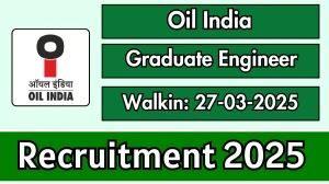 Oil India Graduate Engineer Recruitment 2025 – Walk in