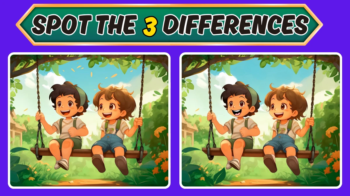 Optical Illusion 10 Seconds Challenge: Only Eagle Eyes Can spot the 3 Differences in this Image