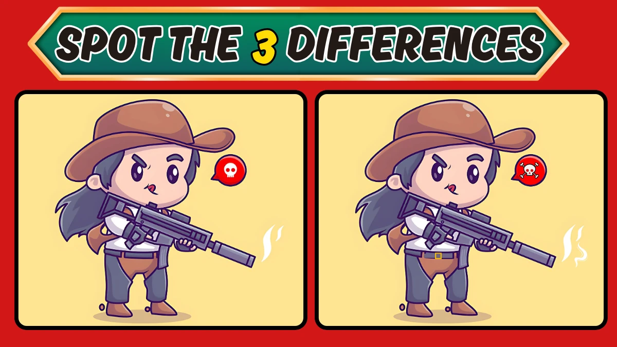 Optical Illusion 10 Seconds Challenge: Only Eagle Eyes Can spot the 3 Differences in this Image