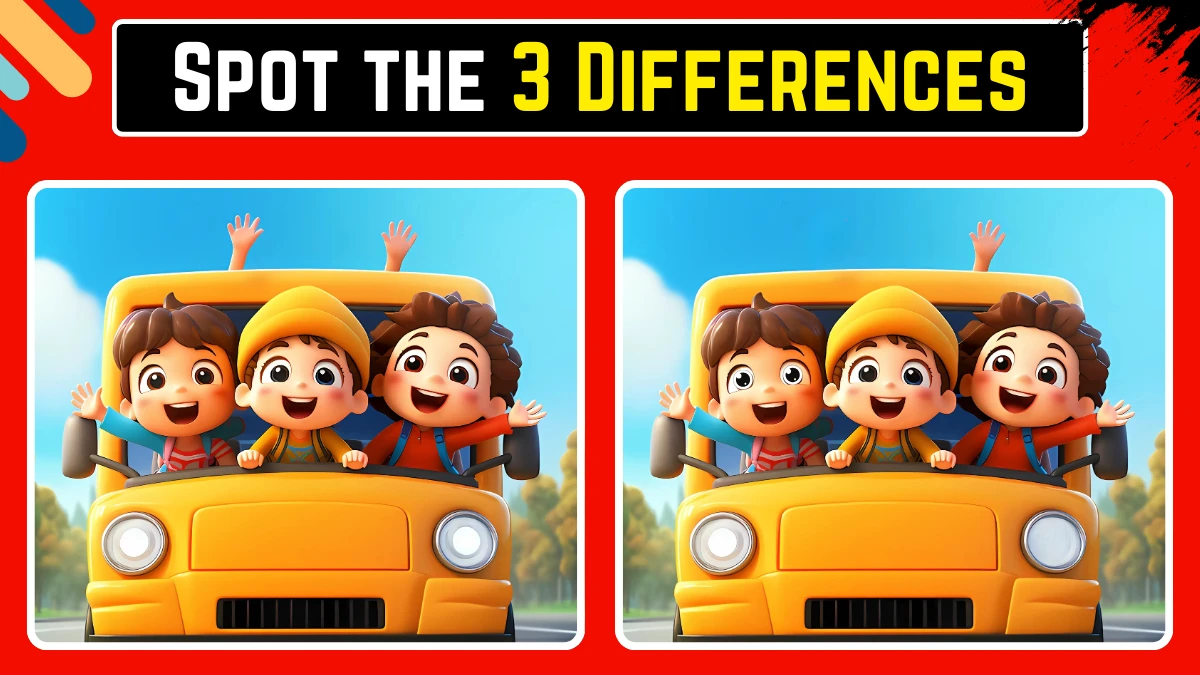 Optical Illusion 12 Seconds Challenge: Only Sharp Eyes Can spot the 3 Differences in this Image