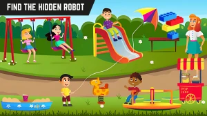 Optical Illusion Eye test: Only a Genius Can Spot Hidden Robot in this Park Image in 9 Secs