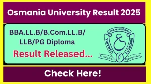 Osmania University Result 2025 Released at osmania.ac.in Direct Link to Download UG and PG Courses Result