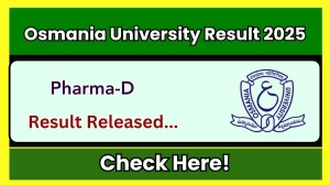 Osmania University Result 2025 Released at osmania.ac.in Direct Link to Download UG Course Result