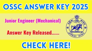 OSSC JE Final Answer Key 2025 Available for the Download Answer Key PDF at ossc.gov.in OSSC JE Final Answer Key 2025 Available for the Download Answer Key PDF at ossc.gov.in