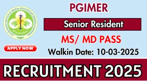 PGIMER Non Academic Recruitment 2025 – Walk in PGIMER Non Academic Recruitment 2025 – Walk in
