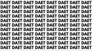 Picture Puzzle IQ Test: If you have sharp eyes find the word DATE in 8 Secs?
