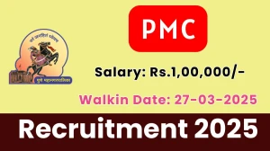 PMC Assistant Professor Recruitment 2025 – Walk in for 18 Posts
