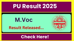 PU Result 2025 Released at puexam.in Direct Link to Download 1st Sem Result