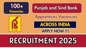 Punjab and Sind Bank Apprentices Recruitment 2025 - Apply Online for 158 Posts Punjab and Sind Bank Apprentices Recruitment 2025 - Apply Online for 158 Posts