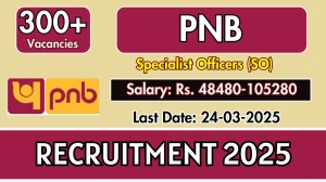 PNB SO Recruitment 2025 Notification - Apply Online for 350 Specialist Officer Posts PNB SO Recruitment 2025 Notification - Apply Online for 350 Specialist Officer Posts