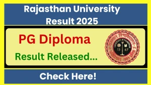 Rajasthan University Result 2025 Released at uniraj.ac.in Direct Link to Download 1st Sem Result