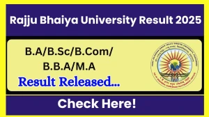 Rajju Bhaiya University Result 2025 Released at prsuprayagraj.in Direct Link to Download 1st, 3rd, 5th Semester Result Rajju Bhaiya University Result 2025 Released at prsuprayagraj.in Direct Link to Download 1st, 3rd, 5th Semester Result