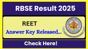 REET Answer Key 2025 Released Check REET Official Solution Key at rajasthan.gov.in