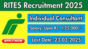 RITES Individual Consultant Recruitment 2025 - Apply Online