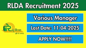 RLDA Various Manager Recruitment 2025 - Apply Offline for 8 Posts