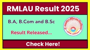 RMLAU Result 2025 Out at rmlau.ac.in Direct Link to Download UG Course Result