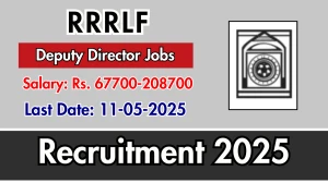RRRLF Deputy Director Recruitment 2025 - Apply Offline RRRLF Deputy Director Recruitment 2025 - Apply Offline