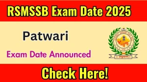 RSMSSB Patwari Exam Date 2025 Announced at rsmssb.rajasthan.gov.in Exam details here