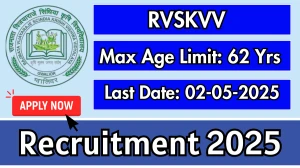 RVSKVV Retired Teachers/ Technical Officer Recruitment 2025 - Apply Offline