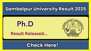 Sambalpur University Result 2025 Released at suniv.ac.in Direct Link to Download PG Course Result Sambalpur University Result 2025 Released at suniv.ac.in Direct Link to Download PG Course Result