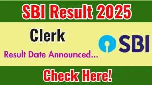 SBI Clerk Prelims Result 2025: Check Junior Associate Prelims Result Date