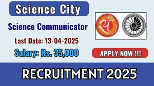 Science City NCSM Science Communicator Recruitment 2025 - Apply Offline Science City NCSM Science Communicator Recruitment 2025 - Apply Offline
